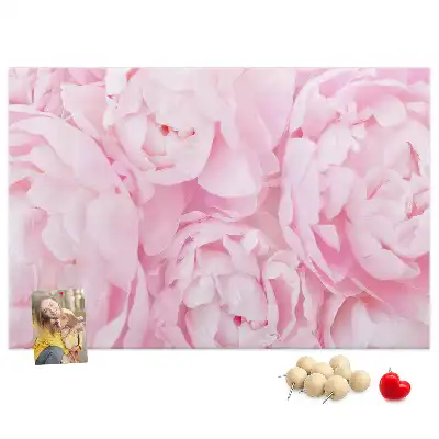Korková nástenka s floristickým motívom rozkvetu