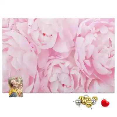 Korková nástenka s floristickým motívom rozkvetu