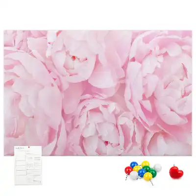 Korková nástenka s floristickým motívom rozkvetu