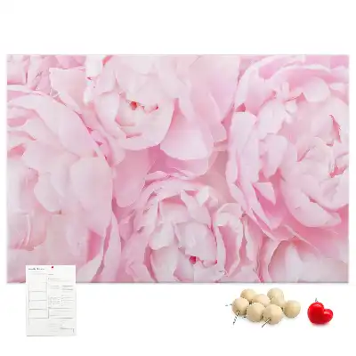 Korková nástenka s floristickým motívom rozkvetu