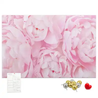 Korková nástenka s floristickým motívom rozkvetu