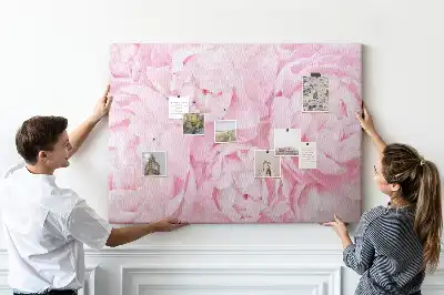 Korková nástenka s floristickým motívom rozkvetu