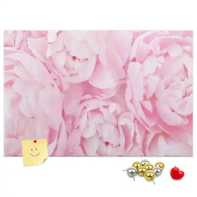 Korková nástenka s floristickým motívom rozkvetu