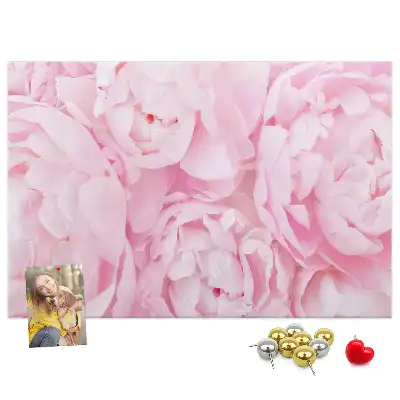 Korková nástenka s floristickým motívom rozkvetu