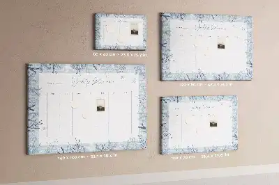 Nástenka do detskej izby Zimný týždenný plánovač