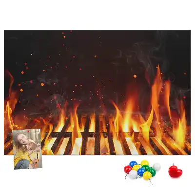Korková nástenka Gril
