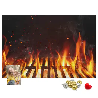 Korková nástenka Gril