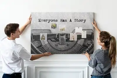Korková nástenka Každý má príbeh