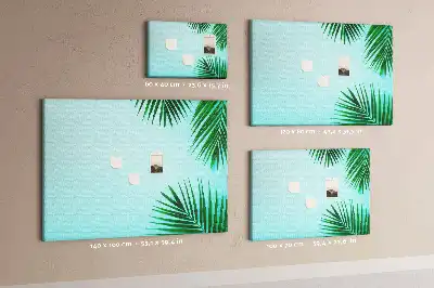 Korková nástenka s rámom z paliem