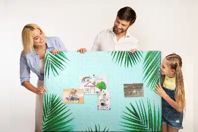 Nástenná detská nástenka s motívom botanického dažďového pralesa