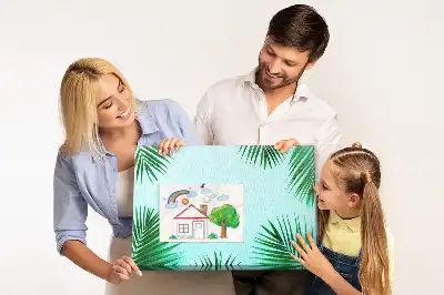 Nástenná detská nástenka s motívom botanického dažďového pralesa