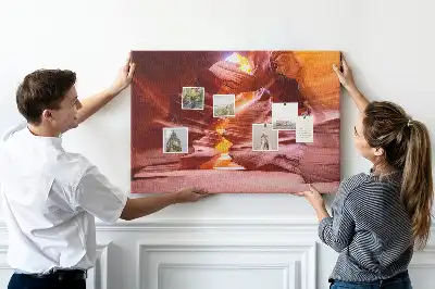 Korková nástenka Antilopský kaňon
