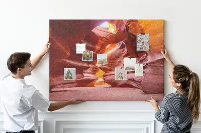 Korková nástenka Antilopí kaňon