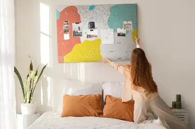 Nástenka do detskej izby Abstrakcia POP