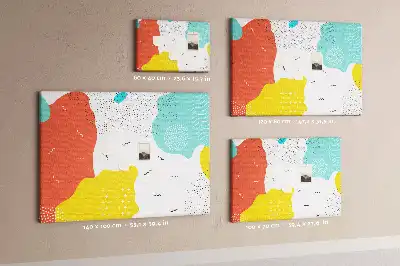 Nástenka do detskej izby Abstrakcia POP