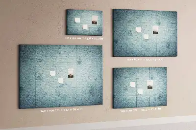 Nástenka do detskej izby Vintage mapa