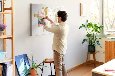 Korková nástenka Zlatá mapa sveta