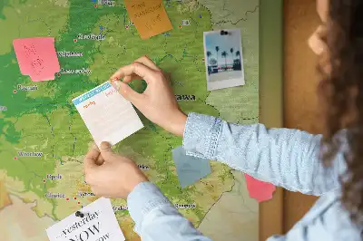 Nástenka do detskej izby s fyzickou mapou Poľska