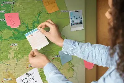 Nástenka do detskej izby s fyzickou mapou Poľska