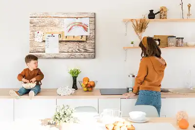 Dekoratívna nástenka do detskej izby s rodinným motívom
