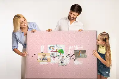 Korková nástenka s motívom Sebaláska