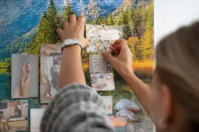 Nástenka do detskej izby s motívom rieky a hôr