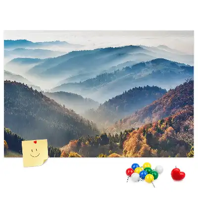 Korková nástenka Horská krajina