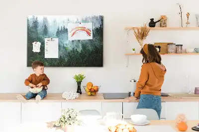 Nástenka do detskej izby Hmlistý ihličnatý prales