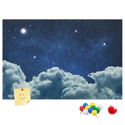 Korková nástenka Nočná obloha