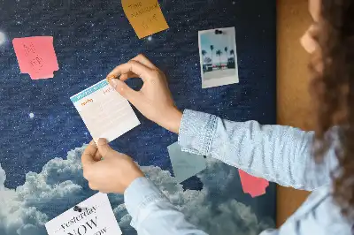 Korková nástenka Nočná obloha