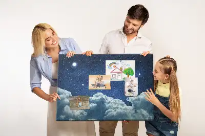 Korková nástenka Nočná obloha