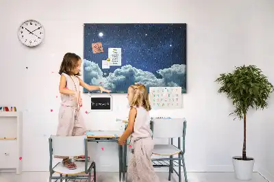 Korková nástenka Nočná obloha