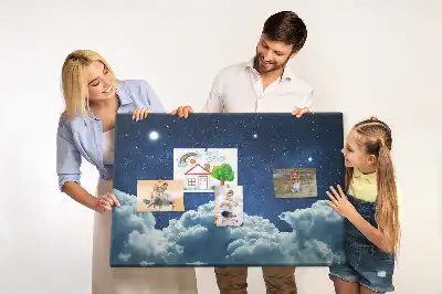 Korková nástenka Nočná obloha