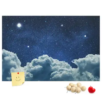 Korková nástenka Nočná obloha