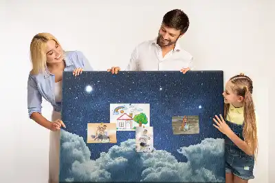 Korková nástenka Nočná obloha