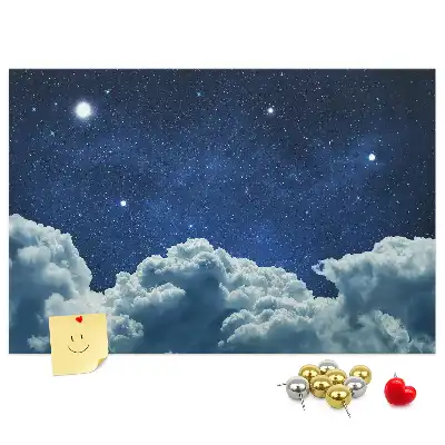 Korková nástenka Nočná obloha