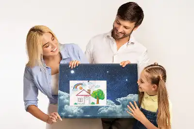 Korková nástenka Nočná obloha