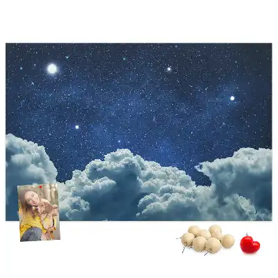 Korková nástenka Nočná obloha