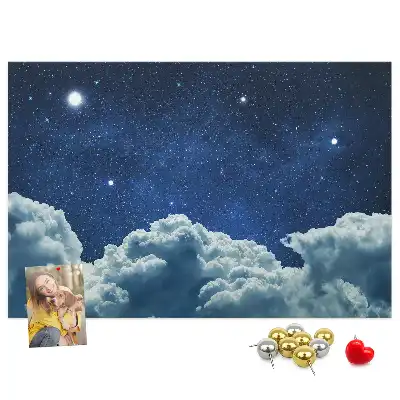 Korková nástenka Nočná obloha
