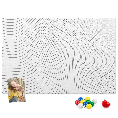 Nástenka do detskej izby s abstraktnými líniami