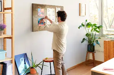 Korková nástenka so starou mapou kontinentov