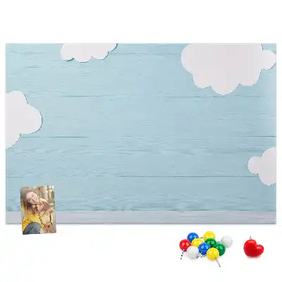 Detská nástenka a tabuľa na písanie