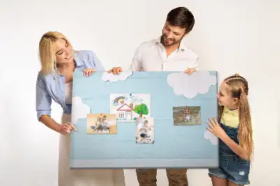 Detská nástenka a tabuľa na písanie