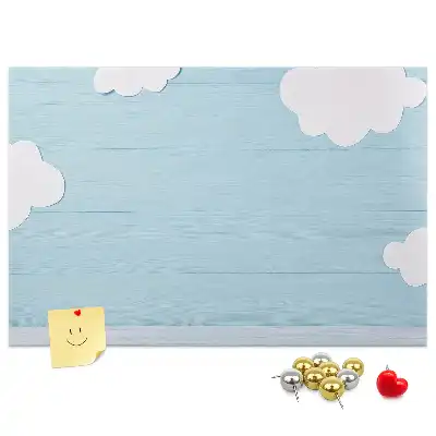 Detská nástenka a tabuľa na písanie