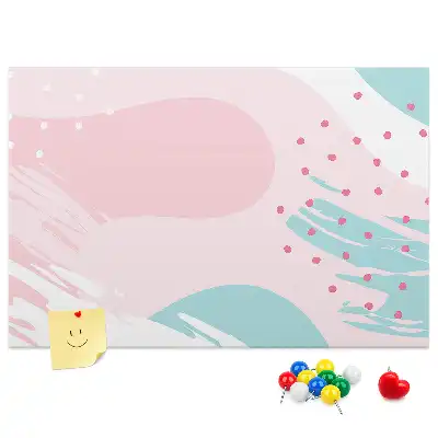 Korková nástenka Pastelová abstrakcia