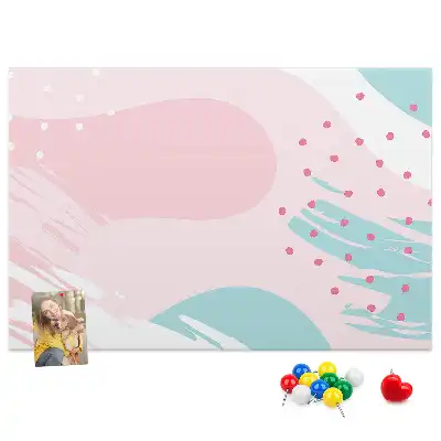 Korková nástenka Pastelová abstrakcia