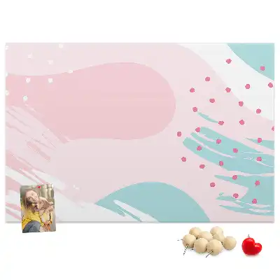 Korková nástenka Pastelová abstrakcia