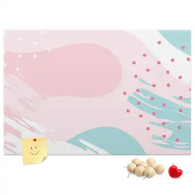 Korková nástenka Pastelová abstrakcia