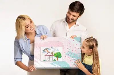 Korková nástenka Pastelová abstrakcia