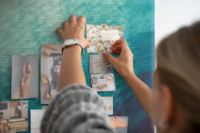 Korková nástenka s motívom abstraktnej hĺbky